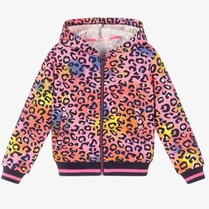 Billieblush zip up hoodie girl 4 cotton